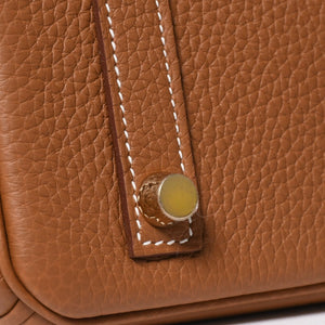 新品未使用 HERMES エルメス バーキン25 ハンドバッグ G刻印 トゴ ゴールド ゴールド金具 中古 4a009181