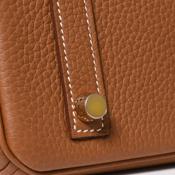 新品未使用 HERMES エルメス バーキン25 ハンドバッグ G刻印 トゴ ゴールド ゴールド金具 中古 4a009181