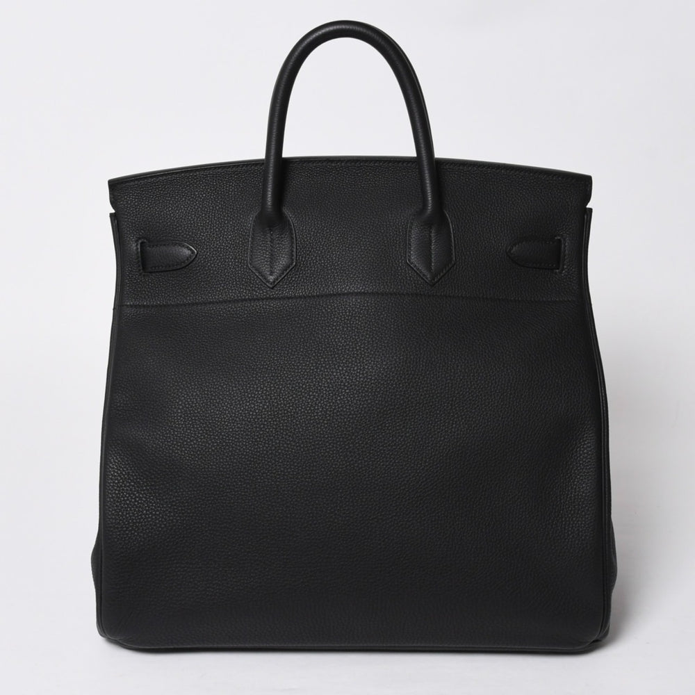 新品同様 HERMES エルメス オータクロア 40 ハンドバッグ ノワール トリヨンクレマンス U刻印 SV金具 内縫い 2022年製 中古 4a009239