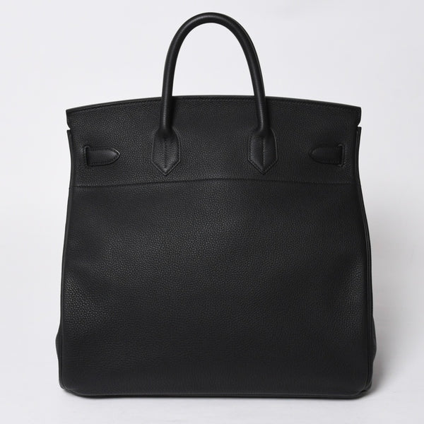 新品同様 HERMES エルメス オータクロア 40 ハンドバッグ ノワール トリヨンクレマンス U刻印 SV金具 内縫い 2022年製 中古 4a009239