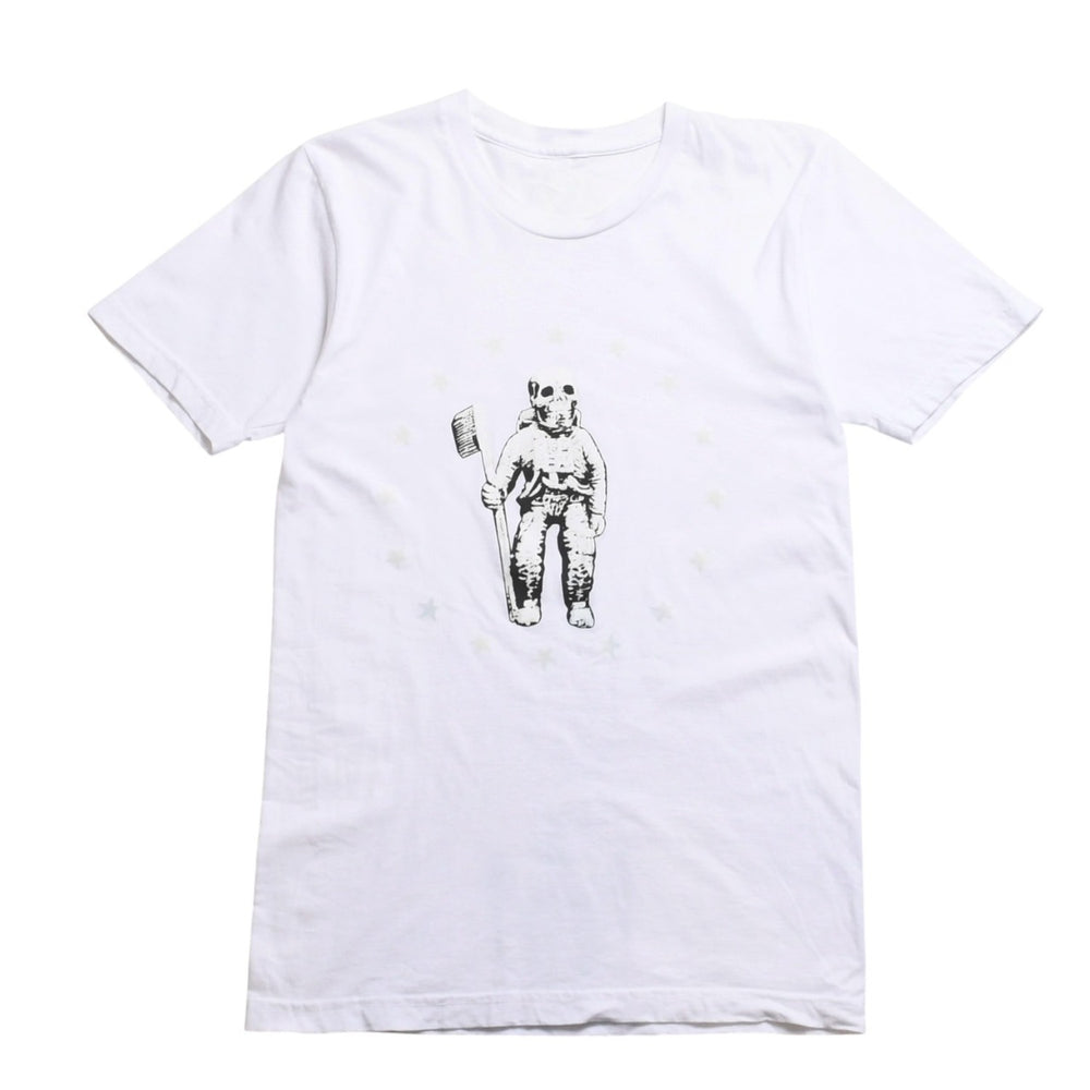 極美品 CHROME HEARTS クロムハーツ × FOTI フォティ NASKULL ナスカル 半袖Tシャツ サイズS ジャービス ホースシュー 中古 4a009192