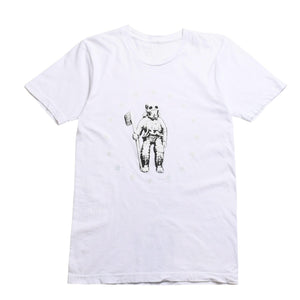 極美品 CHROME HEARTS クロムハーツ × FOTI フォティ NASKULL ナスカル 半袖Tシャツ サイズS ジャービス ホースシュー 中古 4a009192