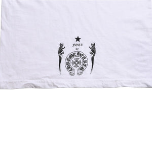 極美品 CHROME HEARTS クロムハーツ × FOTI フォティ NASKULL ナスカル 半袖Tシャツ サイズS ジャービス ホースシュー 中古 4a009192