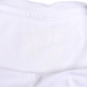 極美品 CHROME HEARTS クロムハーツ × FOTI フォティ NASKULL ナスカル 半袖Tシャツ サイズS ジャービス ホースシュー 中古 4a009192