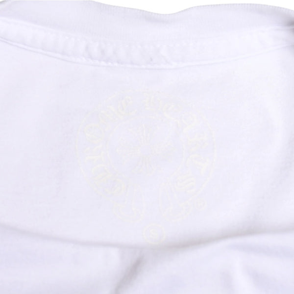 極美品 CHROME HEARTS クロムハーツ × FOTI フォティ NASKULL ナスカル 半袖Tシャツ サイズS ジャービス ホースシュー 中古 4a009192