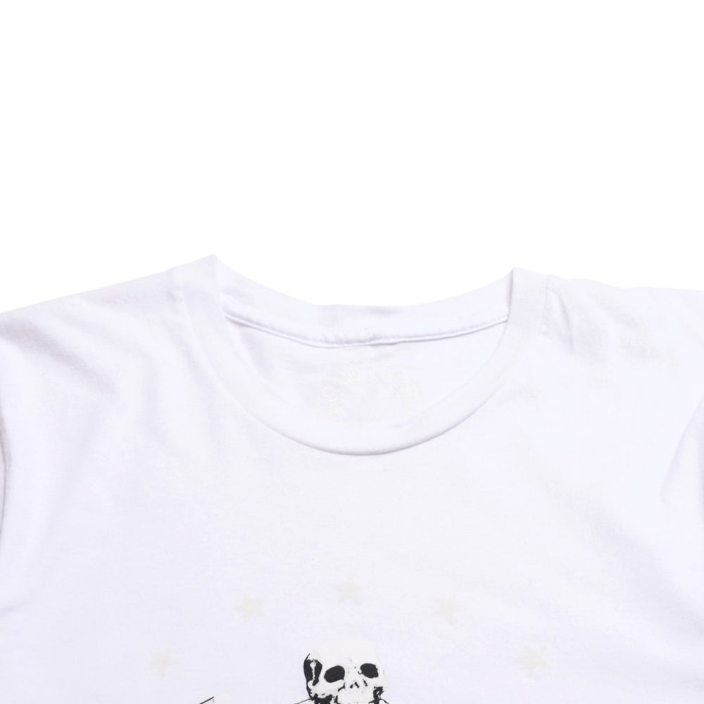 極美品 CHROME HEARTS クロムハーツ × FOTI フォティ NASKULL ナスカル 半袖Tシャツ サイズS ジャービス ホースシュー 中古 4a009192