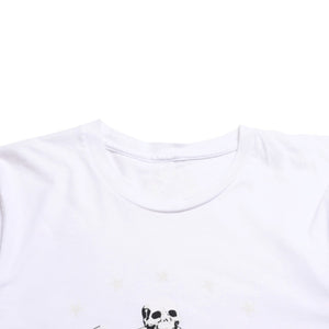 極美品 CHROME HEARTS クロムハーツ × FOTI フォティ NASKULL ナスカル 半袖Tシャツ サイズS ジャービス ホースシュー 中古 4a009192