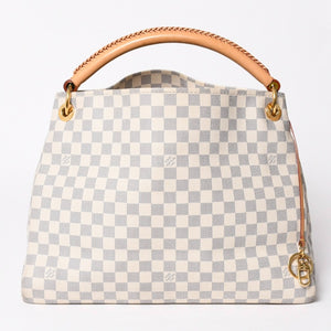 LOUIS VUITTON ルイヴィトン アーツィーMM ショルダーバッグ N41174 モノグラム PVC レザー ゴールド金具 美品 中古 4a009132