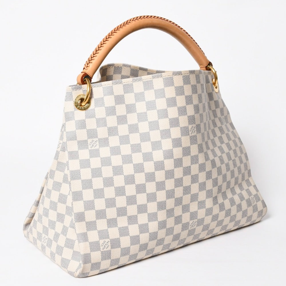 LOUIS VUITTON Artsy MM Shoulder Bag N41174 Monogram PVC Leather Gold Hardware Good Condition Used 4a009132