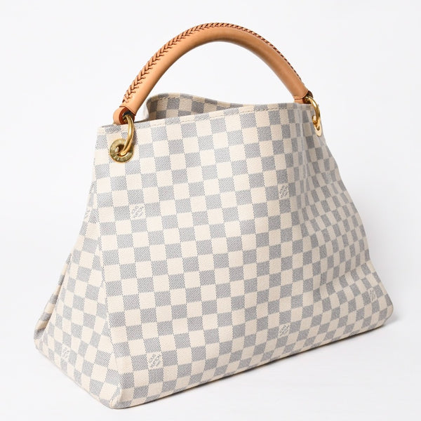 LOUIS VUITTON ルイヴィトン アーツィーMM ショルダーバッグ N41174 モノグラム PVC レザー ゴールド金具 美品 中古 4a009132