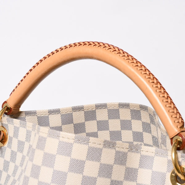 LOUIS VUITTON ルイヴィトン アーツィーMM ショルダーバッグ N41174 モノグラム PVC レザー ゴールド金具 美品 中古 4a009132