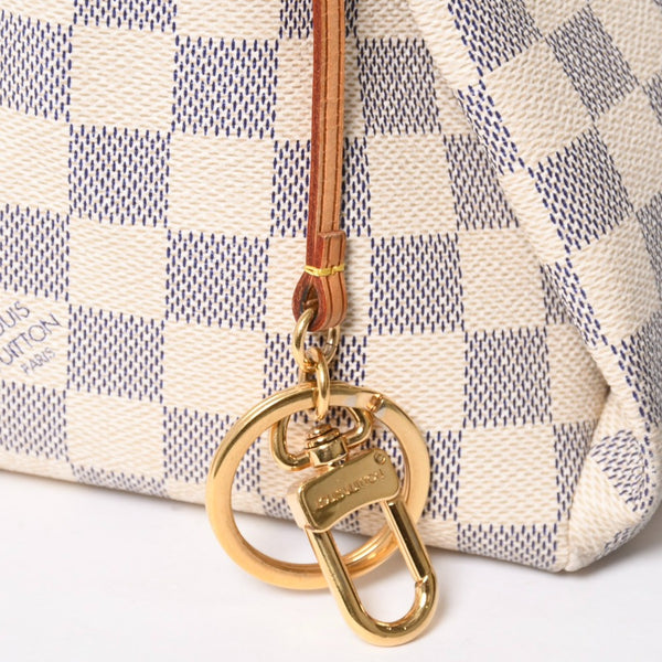 LOUIS VUITTON ルイヴィトン アーツィーMM ショルダーバッグ N41174 モノグラム PVC レザー ゴールド金具 美品 中古 4a009132