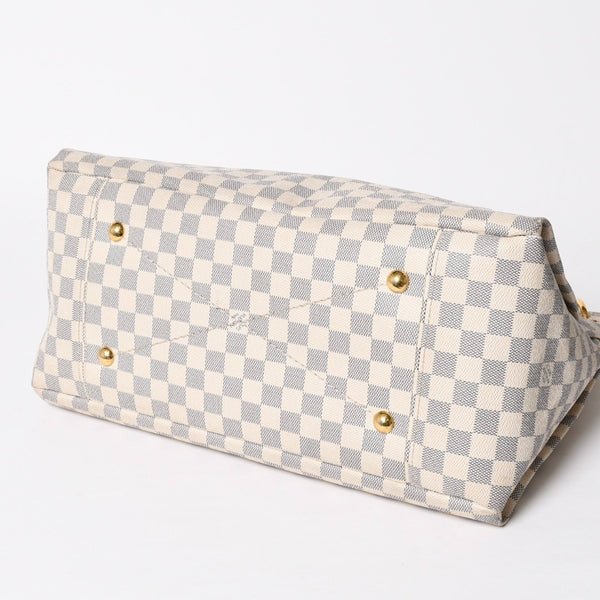 LOUIS VUITTON ルイヴィトン アーツィーMM ショルダーバッグ N41174 モノグラム PVC レザー ゴールド金具 美品 中古 4a009132