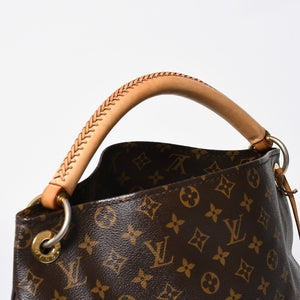 LOUIS VUITTON ルイヴィトン アーツィーMM ショルダーバッグ M40249 モノグラム PVC レザー ゴールド金具 美品 中古 4a009123
