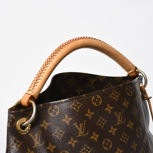 LOUIS VUITTON ルイヴィトン アーツィーMM ショルダーバッグ M40249 モノグラム PVC レザー ゴールド金具 美品 中古 4a009123