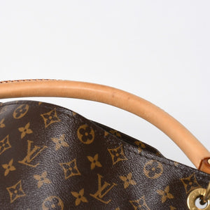 LOUIS VUITTON ルイヴィトン アーツィーMM ショルダーバッグ M40249 モノグラム PVC レザー ゴールド金具 美品 中古 4a009123