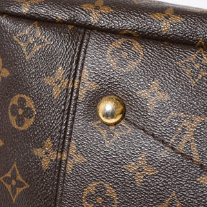 LOUIS VUITTON ルイヴィトン アーツィーMM ショルダーバッグ M40249 モノグラム PVC レザー ゴールド金具 美品 中古 4a009123