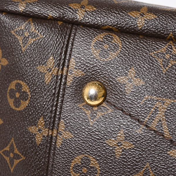 LOUIS VUITTON ルイヴィトン アーツィーMM ショルダーバッグ M40249 モノグラム PVC レザー ゴールド金具 美品 中古 4a009123