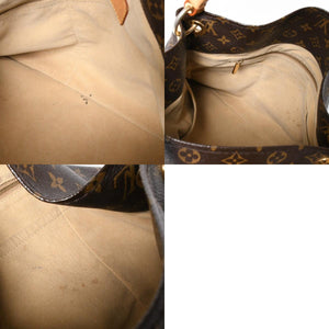 LOUIS VUITTON ルイヴィトン アーツィーMM ショルダーバッグ M40249 モノグラム PVC レザー ゴールド金具 美品 中古 4a009123