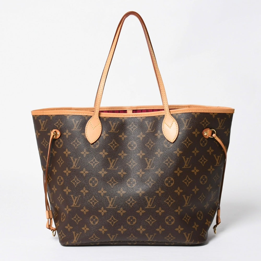 Very Good Condition LOUIS VUITTON Monogram Neverfull MM Tote Bag Handbag M46975 Brown Pink Used 4a009130