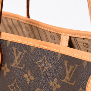 極美品 LOUIS VUITTON ルイヴィトン トートバッグ ネヴァーフルMM M46975 ブラウン ゴールド金具 中古 4a009126