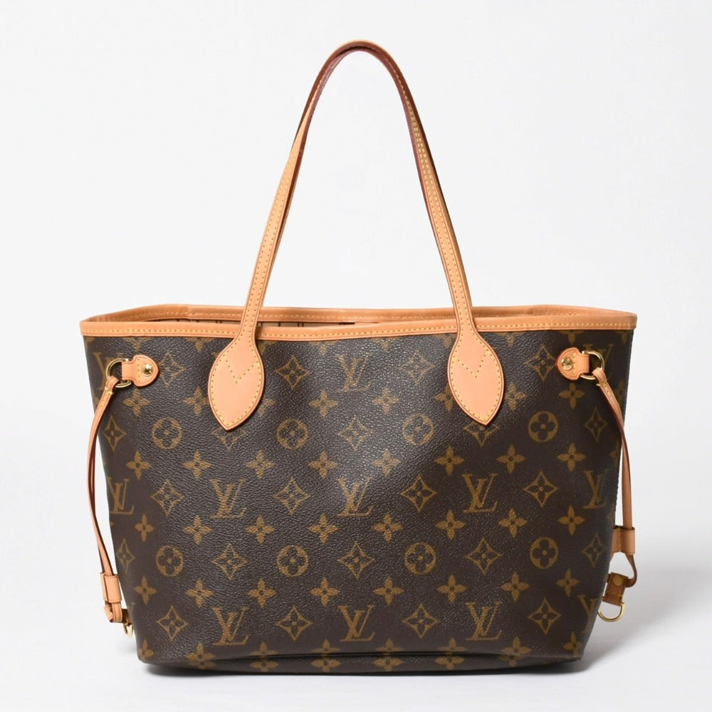Very good condition LOUIS VUITTON Neverfull PM tote bag brown gold hardware M46979 PVC tanned leather used 4a009129