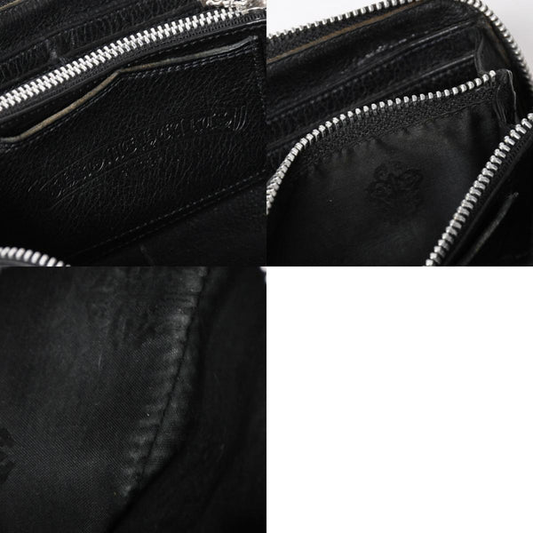 CHROME HEARTS クロムハーツ REC F ZIP QUILTED レック F ジップ キルティング 長財布 セメタリークロスパッチ シルバー925 美品 中古 4a009196