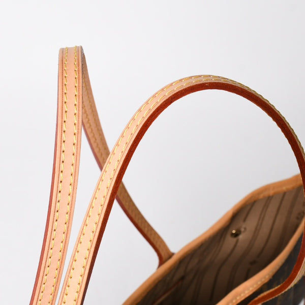 極美品 LOUIS VUITTON ルイヴィトン ネヴァーフルMM トートバッグ M46975 モノグラム ブラウン AR0111 ゴールド金具 中古 4a009133