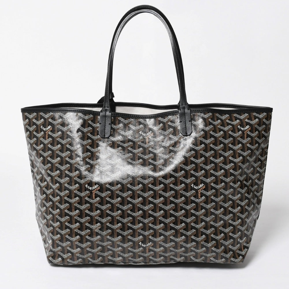 New and unused GOYARD Saint Louis PM bag tote bag STLCROPMLTY01CL01P black PVC leather used 4a009210