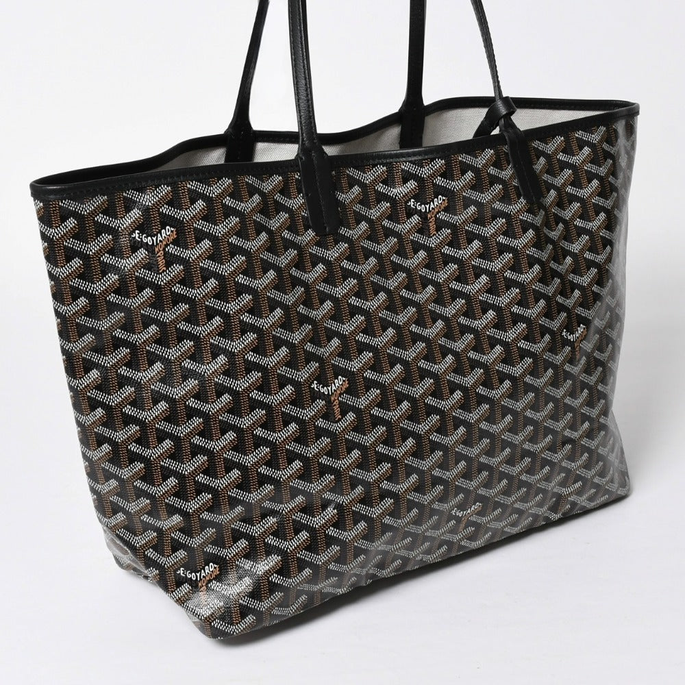 New and unused GOYARD Saint Louis PM bag tote bag STLCROPMLTY01CL01P black PVC leather used 4a009210
