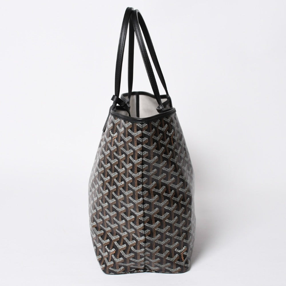 New and unused GOYARD Saint Louis PM bag tote bag STLCROPMLTY01CL01P black PVC leather used 4a009210