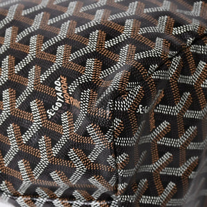 新品未使用 GOYARD ゴヤール サンルイPM バッグ トートバッグ STLCROPMLTY01CL01P ブラック PVC レザー 中古 4a009210