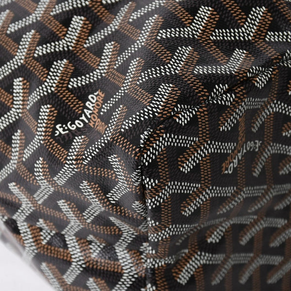 新品未使用 GOYARD ゴヤール サンルイPM バッグ トートバッグ STLCROPMLTY01CL01P ブラック PVC レザー 中古 4a009210