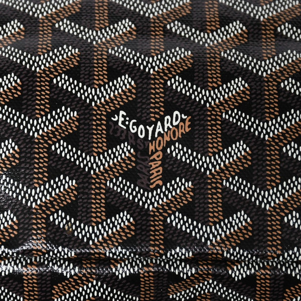 新品未使用 GOYARD ゴヤール サンルイPM バッグ トートバッグ STLCROPMLTY01CL01P ブラック PVC レザー 中古 4a009210