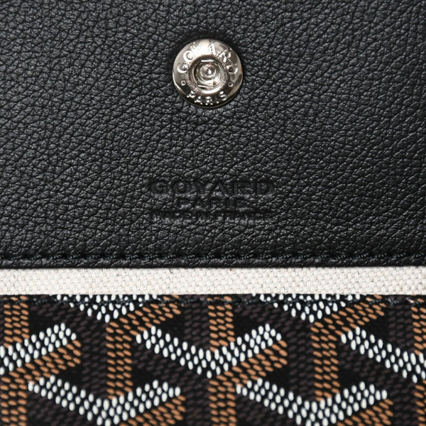 新品未使用 GOYARD ゴヤール サンルイPM バッグ トートバッグ STLCROPMLTY01CL01P ブラック PVC レザー 中古 4a009210