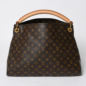 LOUIS VUITTON ルイヴィトン アーツィーMM ショルダーバッグ M40249 モノグラム PVC レザー ゴールド金具 美品 中古 4a009134
