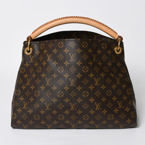 LOUIS VUITTON ルイヴィトン アーツィーMM ショルダーバッグ M40249 モノグラム PVC レザー ゴールド金具 美品 中古 4a009134
