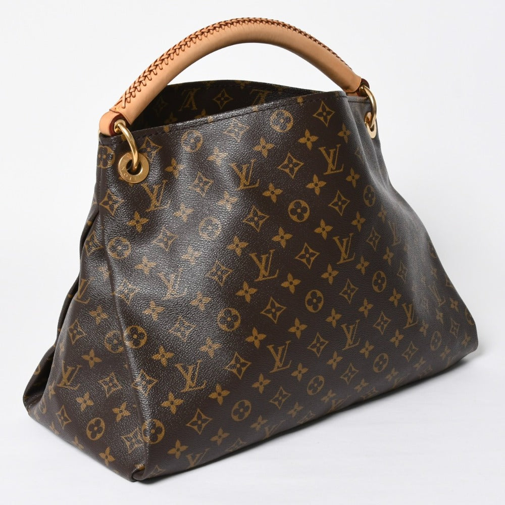 LOUIS VUITTON Artsy MM Shoulder Bag M40249 Monogram PVC Leather Gold Hardware Good Condition Used 4a009134