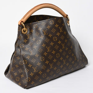 LOUIS VUITTON ルイヴィトン アーツィーMM ショルダーバッグ M40249 モノグラム PVC レザー ゴールド金具 美品 中古 4a009134