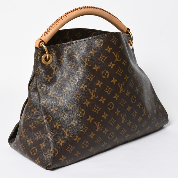 LOUIS VUITTON ルイヴィトン アーツィーMM ショルダーバッグ M40249 モノグラム PVC レザー ゴールド金具 美品 中古 4a009134