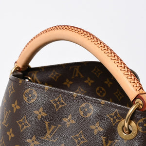 LOUIS VUITTON ルイヴィトン アーツィーMM ショルダーバッグ M40249 モノグラム PVC レザー ゴールド金具 美品 中古 4a009134