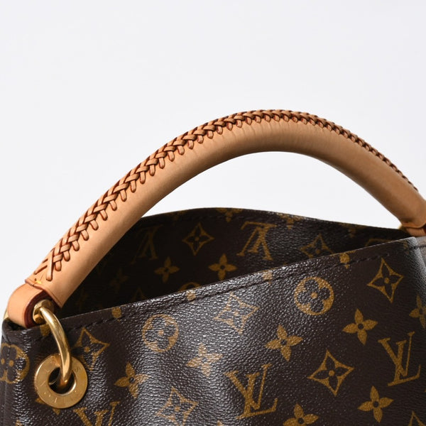 LOUIS VUITTON ルイヴィトン アーツィーMM ショルダーバッグ M40249 モノグラム PVC レザー ゴールド金具 美品 中古 4a009134