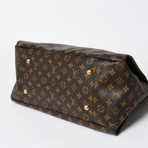 LOUIS VUITTON ルイヴィトン アーツィーMM ショルダーバッグ M40249 モノグラム PVC レザー ゴールド金具 美品 中古 4a009134