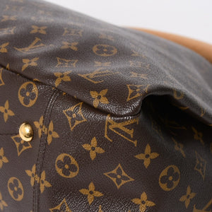 LOUIS VUITTON ルイヴィトン アーツィーMM ショルダーバッグ M40249 モノグラム PVC レザー ゴールド金具 美品 中古 4a009134