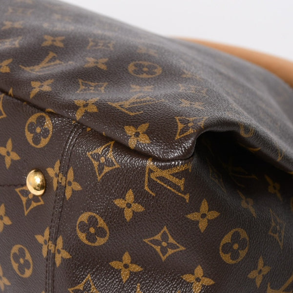 LOUIS VUITTON ルイヴィトン アーツィーMM ショルダーバッグ M40249 モノグラム PVC レザー ゴールド金具 美品 中古 4a009134