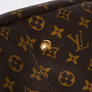 LOUIS VUITTON ルイヴィトン アーツィーMM ショルダーバッグ M40249 モノグラム PVC レザー ゴールド金具 美品 中古 4a009134