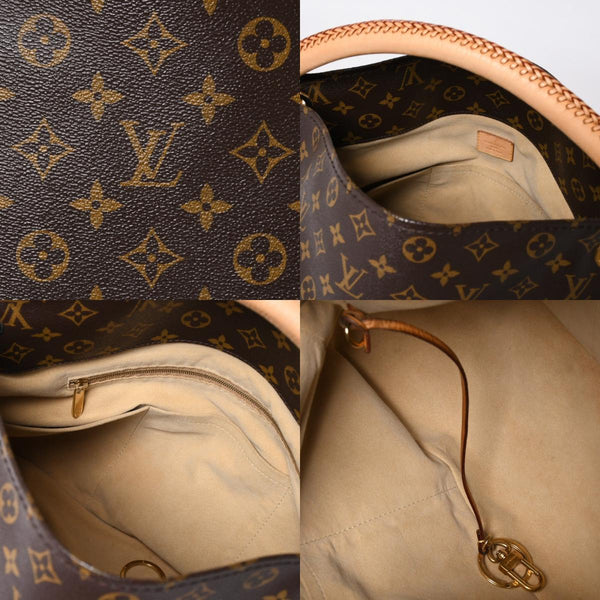 LOUIS VUITTON ルイヴィトン アーツィーMM ショルダーバッグ M40249 モノグラム PVC レザー ゴールド金具 美品 中古 4a009134