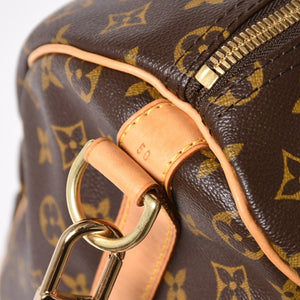 極美品 LOUIS VUITTON ルイヴィトン モノグラム キーポルバンドリエール50 ブラウン M41416 ボストンバッグ 中古 4a009122