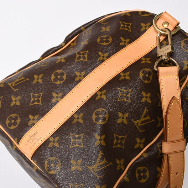 極美品 LOUIS VUITTON ルイヴィトン モノグラム キーポルバンドリエール50 ブラウン M41416 ボストンバッグ 中古 4a009122
