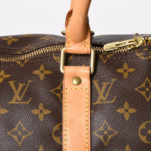 極美品 LOUIS VUITTON ルイヴィトン モノグラム キーポルバンドリエール50 ブラウン M41416 ボストンバッグ 中古 4a009122